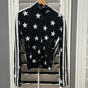 Norma Kamali stars tracksuit “jacket”